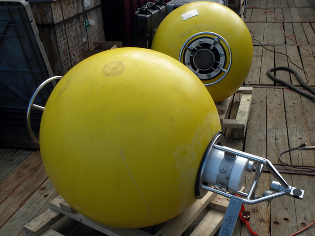 Syntactic ADCP Buoys, Ellipsoid Low Drag Buoys, Plastic Subsurface