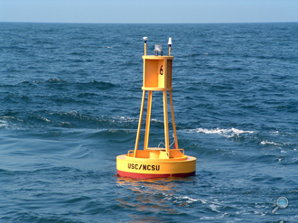Model G-2000 surface buoy manufactured by MSI